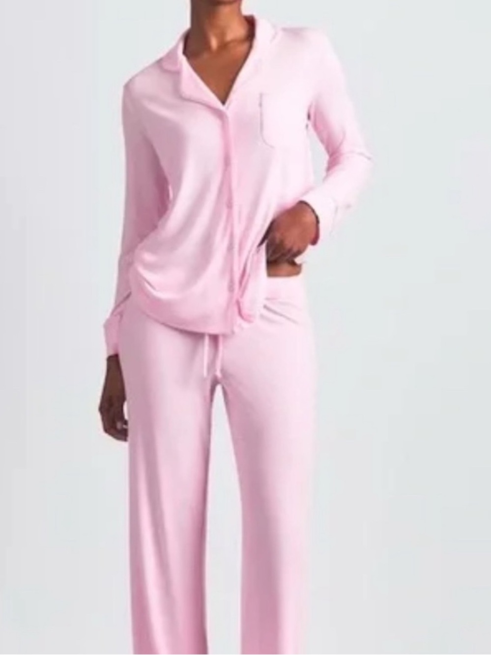 SKIMS NWT Soft Lounge Rib Sleep Set - Cherry Blossom